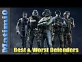 Best & Worst Defenders - Year 4 - Rainbow Six Siege