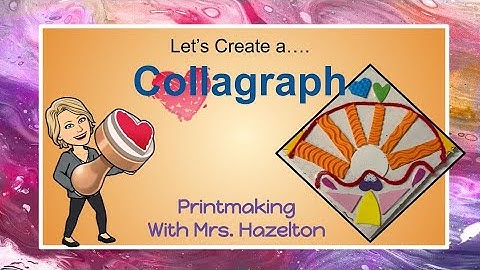 How to make Collagraph Prints ( Full Video)