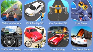Vehicle Masters, Pick Me Up 3D, Car Survival 3D, Line Race, Traffic and Driving, Classic Car Parking screenshot 3