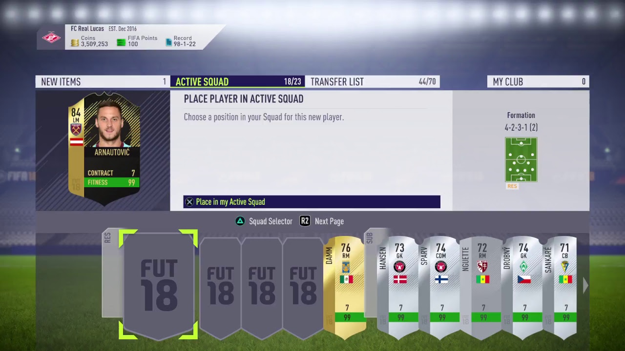 LukSkY Fifa18 50 rare gold packs