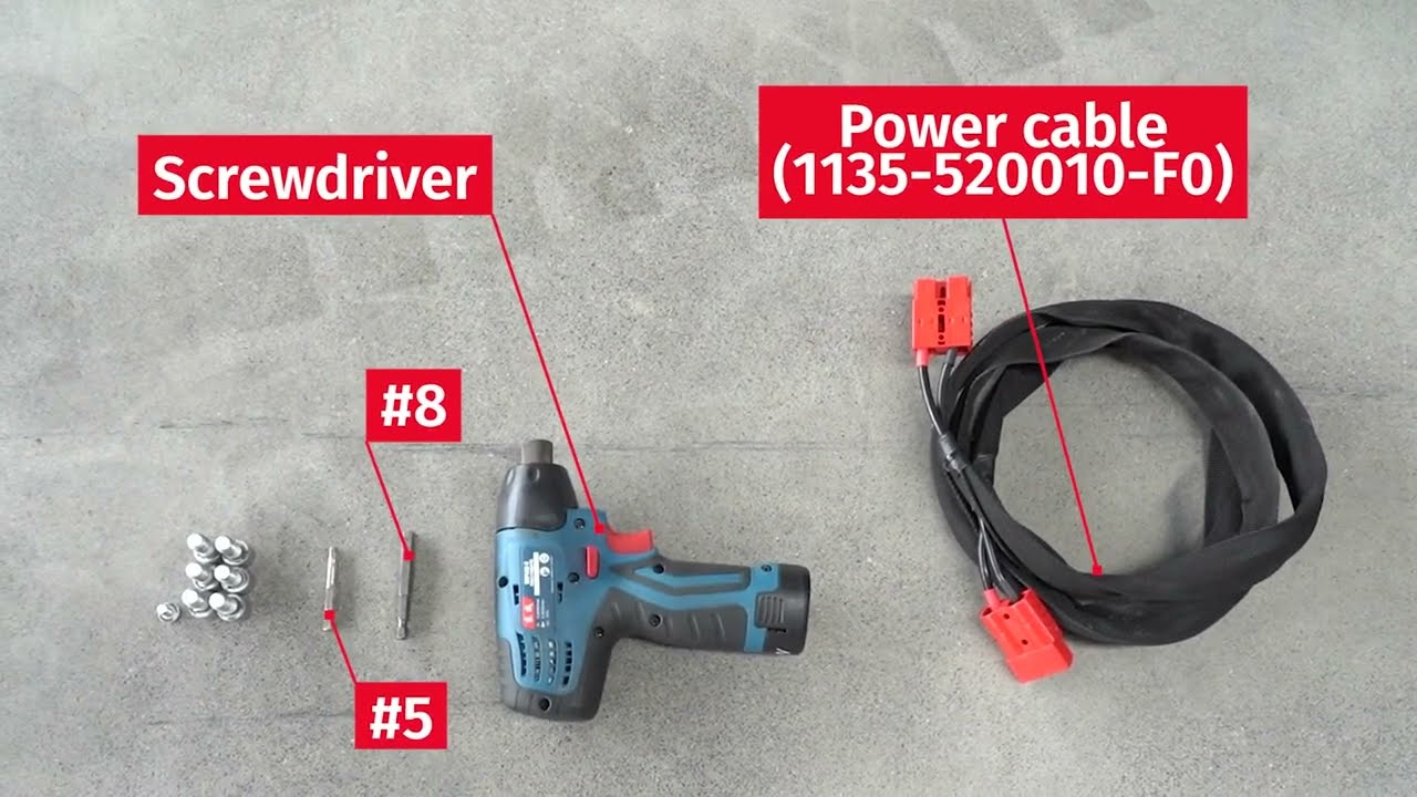 F4 elektrische pallettruck installatie handleiding | Equipment4U