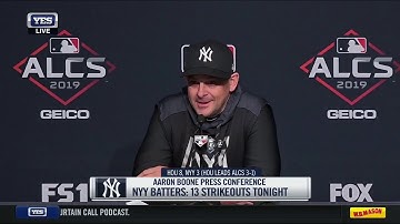 Aaron Boone on ALCS Game 4 loss