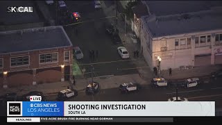 1 hospitalized, suspect arrested after shooting in South LA