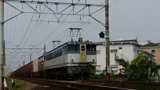 EF65-2127（広島更新色カラシ）　5086レ　沼津-三島間