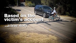 ‘THE IMPACT' Crash Recreation of Dan Andrews SUV and Cyclist Ryan Meuleman