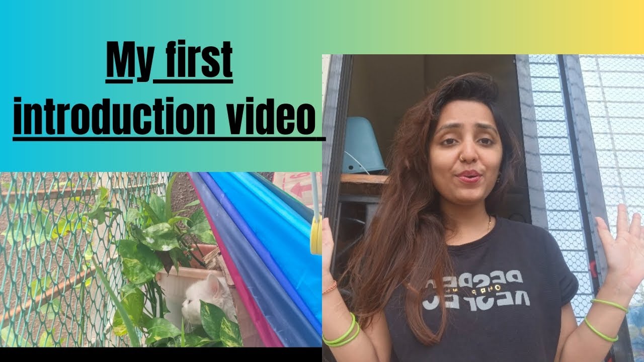 my first introduction video ☺️🥰 - YouTube