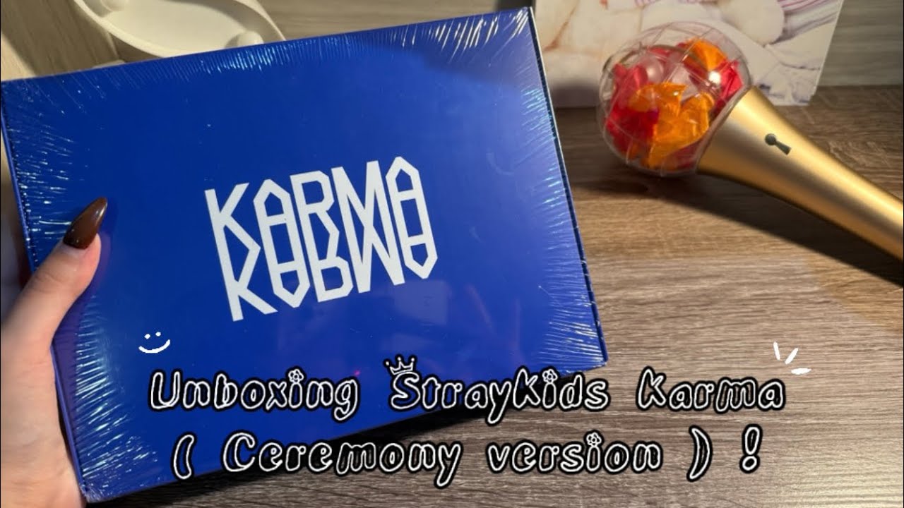 A fun Unboxing of Straykids Karma Album ✰ ceremony version 