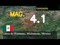 😱🚨 Terremoto cerca de Huetamo, Michoacán, México actualizaciones en vivo hoy: Terremoto de magnitud