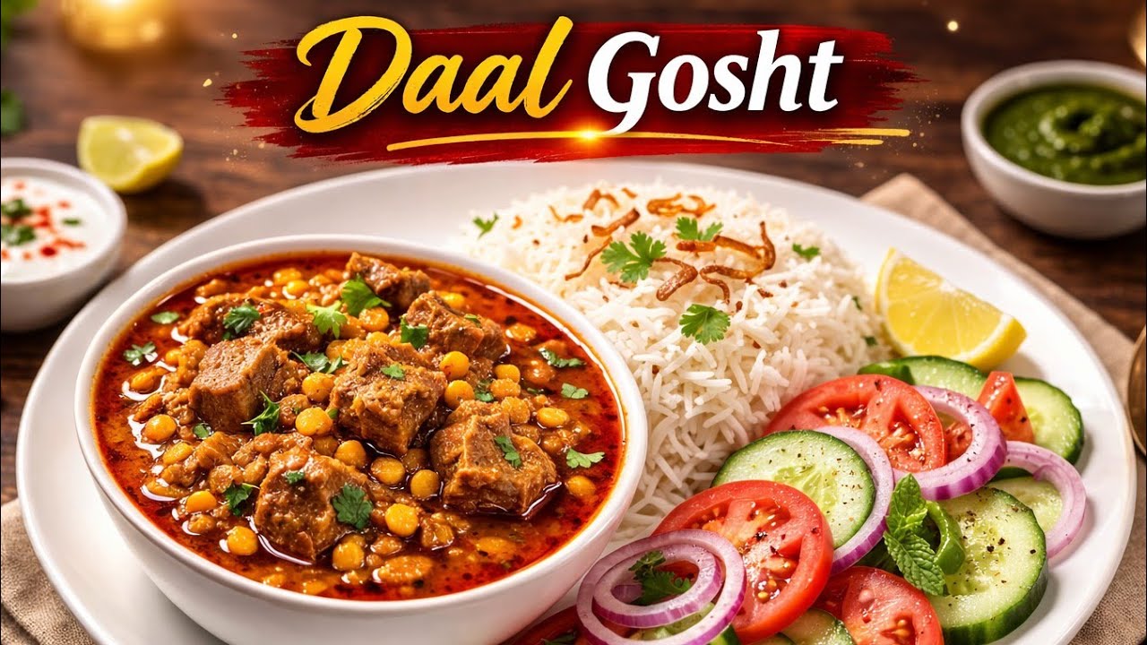 Dal Gosht Banane Ka Sabse Best Tarika | Chana Dal Gosht | Daal Gosht Recipe | Dalcha Recipe