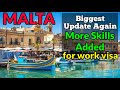 Malta new skills update for work visa from 24 June 2020 || Hindi ||