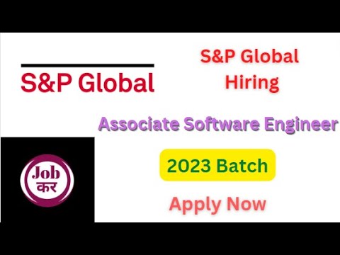S&P Global Hiring For Associate Software Engineer | 2023 Batch | Apply ...