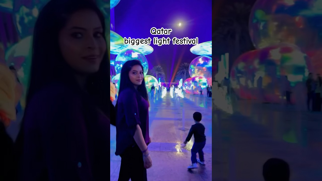 Qatar biggest light festival 