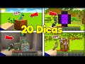 ⭐20 DICAS PARA INICIANTES NO MINECRAFT