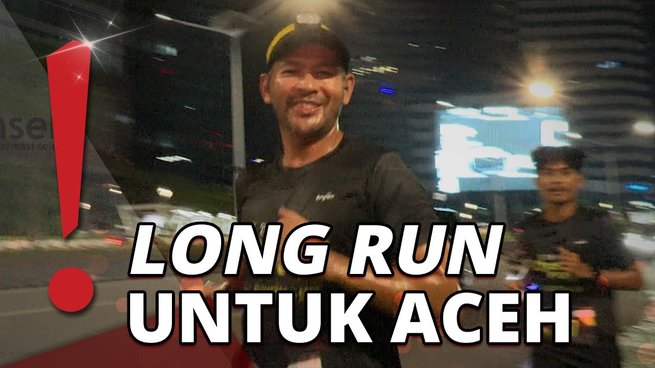 Keseruan Rian Ibram Ikut Charity Run untuk Aceh
