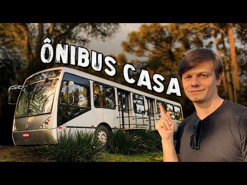 I slept in a bus turned into a house!