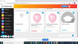 Understanding tracking and sharing with VidVersity