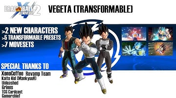 Vegeta All EPIC Transformations | Dragon Ball Xenoverse 2 Mods