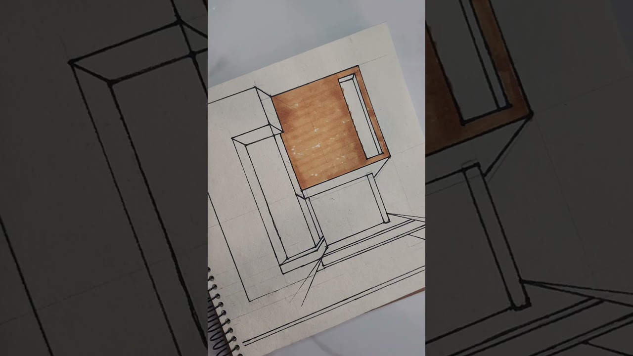 Architectural Line Art  | Simple, Calm & Modern Sketch | Minimal illustration 