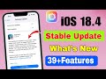 iOS 18.4 new features what's New| iOS 18.4 all features and changes | iOS 18.4 update features hindi