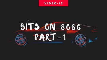 8086 Bits Part -1 || Vector India Entrance Examination ||