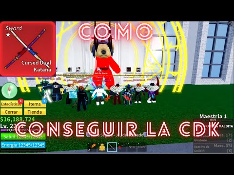 Como CONSEGUIR la CURSED DUAL KATANA (CDK) en blox fruits - YouTube