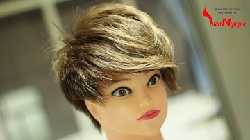 Hướng dẫn cắt bài tomboy cá tính .LUANNGUYEN