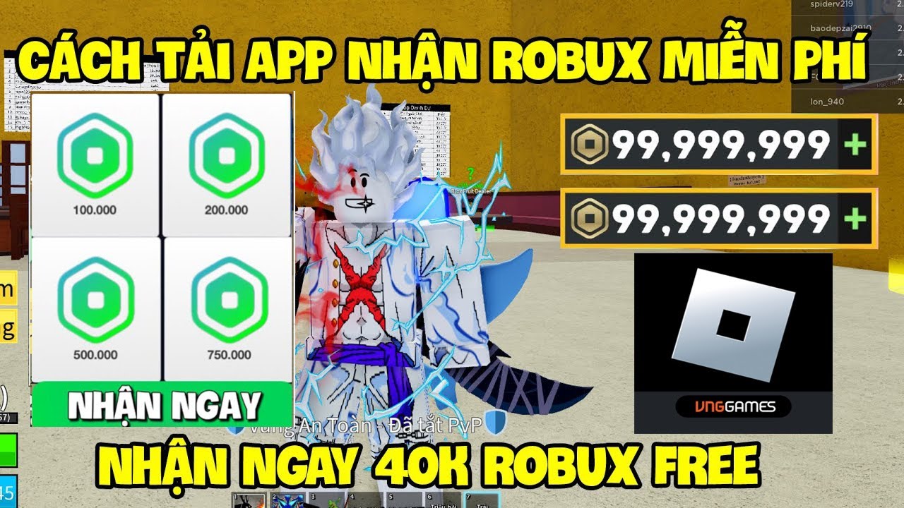 Blox fruit c ch t i app nh n robux mi n ph m i nh t 2024 v l y 