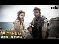 Britannia (EPIX 2020 Series) Behind The Scenes- "Divis and Cait"