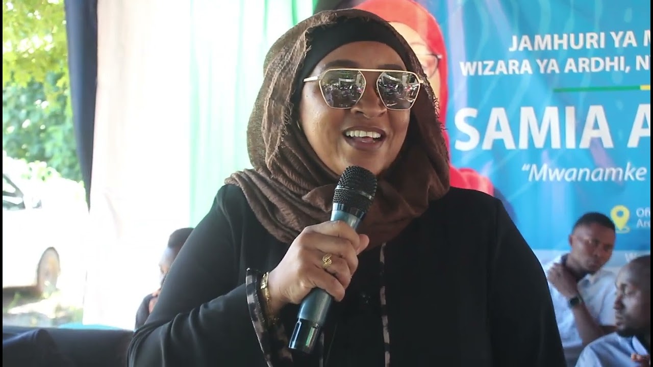 DED IFAKARA AWATAKA WANAWAKE WAJITOKEZE KWA WINGI KUNUFAIKA NA HUDUMA ZA WIZARA YA ARDHI