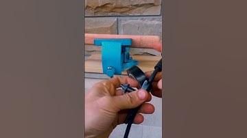 Genius Drill Chuck Key Hack – Never Lose It Again! 🔧⚡ #lifehacks #automobile #diy