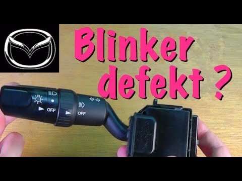 Defekten Blinker Schalter reparieren am Mazda 3 OHNE KOSTEN