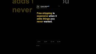 Remove the filler before checkout.  Free shipping is expensive when it adds things you never wanted.