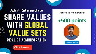 Share the values with global value set | Picklist Administration | Trailhead  | Techlok salesforce