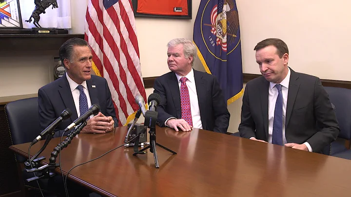 Senators Murphy and Romney Meet with Dr. Mark Emme...