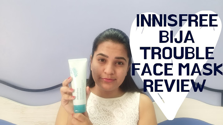 Innisfree bija trouble skin mask review