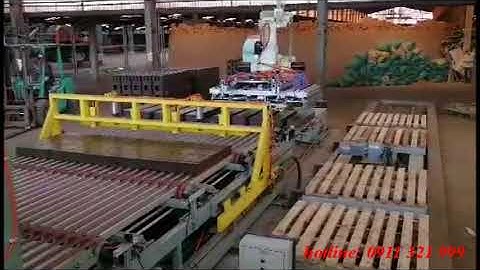 Robot xếp gạch tuynel tự động