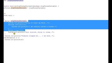 Java Interview Question And Answer How to Stop A Running Thread in Java