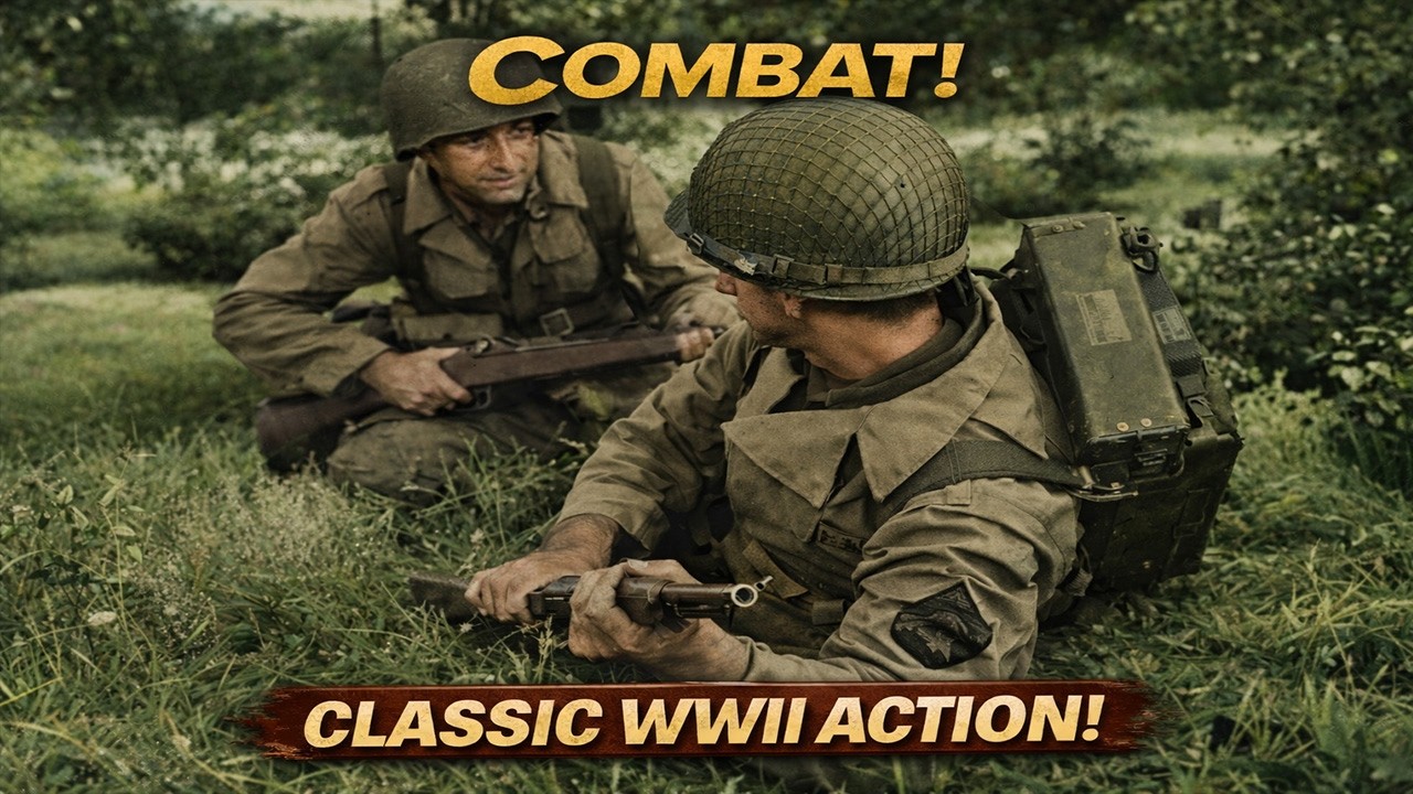 Combat! (1962) – Classic WWII War TV Series Full Episode | American WWII War