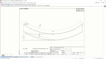 Tekla Curve Dimension