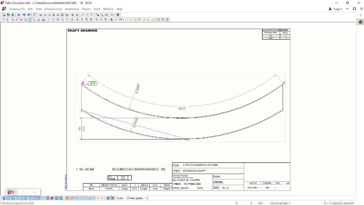 Tekla Curve Dimension YouTube