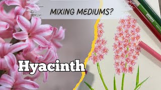 ✨Coloring a Hyacinth | Relaxing Flower Tutorial for Beginners screenshot 1