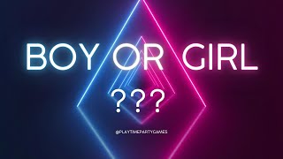 Boy or Girl Countdown! Gender Reveal Party! #babyshower #partygames #genderreveal #boyorgirl