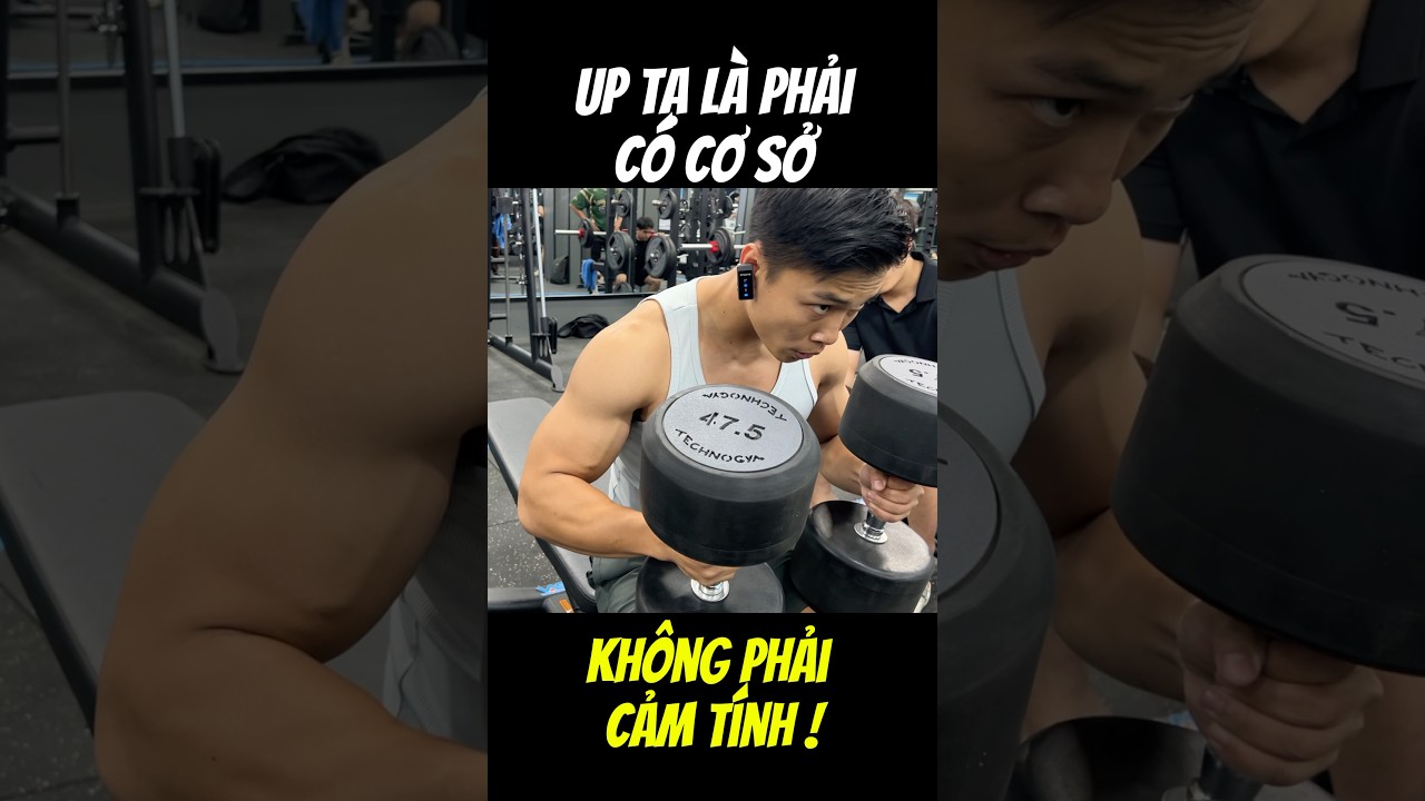 Up tạ là phải có cơ sở ✅ KHÔNG PHẢI CẢM TÍNH ❌ 