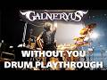 Drum Playthrough Vol. 16 "WITHOUT YOU"