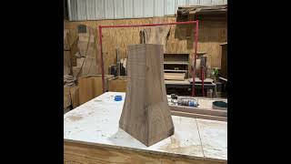 A transitional walnut "boat shape" table! #boatshape #customtable #customdesign #handcraftedtables