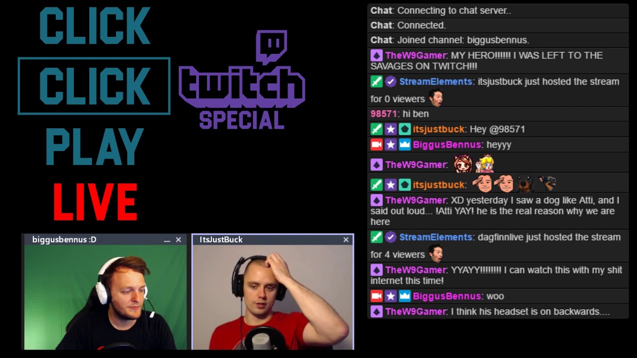 Click Click Play - Twitch special with @itsjustbuck - YouTube