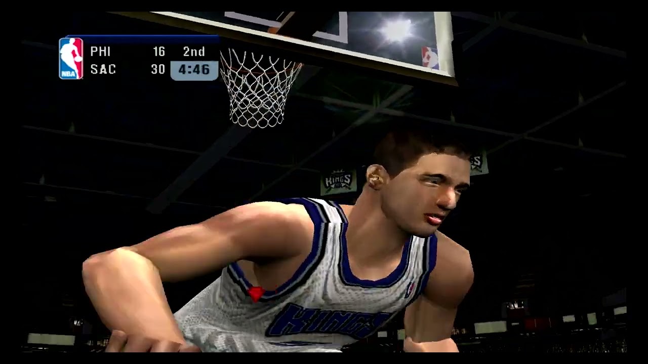 NBA INSIDE DRIVE 2003 76ers vs Kings