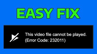 How To Fix Error Code 232011 With JW Player in Windows 11
