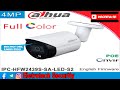 CÂMERA IP 4 MP DAHUA (IPC - HFW2439S-SA-LED-S2)
