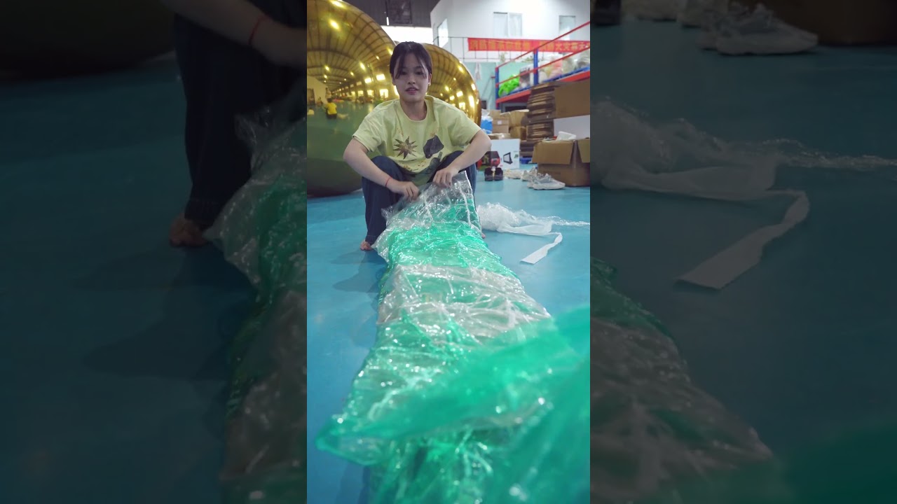 Watch Me Unbox and Inflate a Giant Bubble Ball!